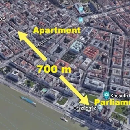 아파트 City Center Cosy Ac Flat Close To River Danube